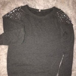 Diamond Studded Sweatshirt